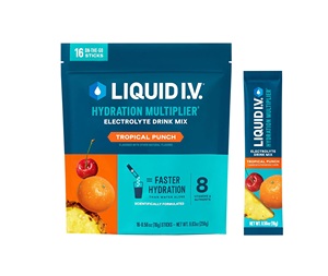 Liquid I.V. Hydration <b>Multiplier</b> - Tropical Punch | Electrolyte Powder Drink Mix | 1 Pack (16 Servings) - Product Image 1