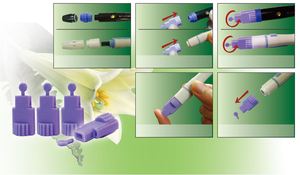 Lancet an toàn đơn giản với thiết bị <span class=keywords><strong>lancing</strong></span> - Product Image 2