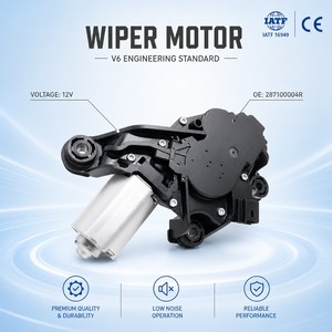 Moteur d'essuie-glace arrière 12V pour <span class=keywords><strong>Renault</strong></span> <span class=keywords><strong>Laguna</strong></span> III K91 Estate (2007-2015) OE 287100004R 0390201831 - Fonctionnement silencieux ≤55dB 12N.m de couple - Product Image 1
