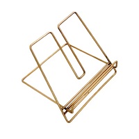 Étagère de rangement de fichiers en bois naturel et en métal, support de livre, organisateur de livre de bureau, conception de coquille, serre-livres, support de livre de bureau