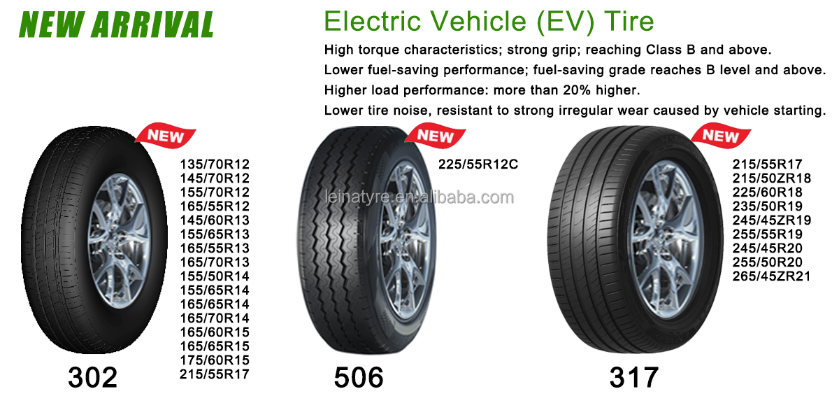 155/65R14 165/65R14 155/50R14 Electric Vehicle Tyres - Haida/melking