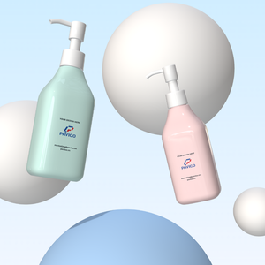 Bouteilles rondes en plastique Boston de 16oz personnalisées pour bouteilles de shampoing Lotion lSoap contenant cosmétique avec emballage de tête de pompe - Product Image 4