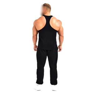 Slim Fit Coton Bodybuilding Sans Manches Extensible Respirant Gym Formation Entraînement Haltérophilie Stringer PAR AMAZING INDUSTRIES - Product Image 4