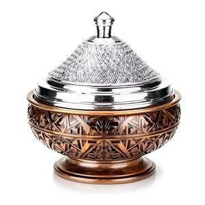 Olla árabe de alta calidad, cazuela de lujo hecha a mano de la mejor calidad, forma redonda, mesa, cocina, comida caliente - Product Image 4