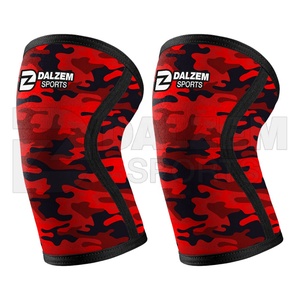 Wholesale 7mm Neoprene Camo Weight Lifting Gym <b>Knee</b> <b>Sleeve</b> High Quality Fitness Safety Sublimation Printing Camouflage Design - Product Image 4