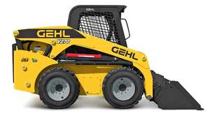 Chargeuse sur pneus à levage vertical Gehl, capacité nominale de 1225 kg, chargeuse sur pneus, moteur diesel de 72 ch, pompe de construction à grande portée - Product Image 4