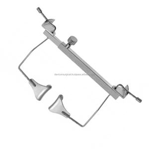 Espéculo de ojos SMIRMAUL Cuchillas sólidas ajustables individualmente Cuchillas de 15mm Retractor de párpados oftálmicos de 7,5 cm Acero inoxidable, reutilizable - Product Image 6