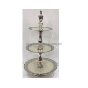 Soporte Redondo de Acero Inoxidable Ecológico de 3 Niveles para Pasteles - Apto para Lavavajillas para Fiestas de Cumpleaños - Herramientas para Pasteles - Product Image 5