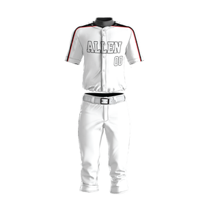 Jersey de béisbol de fabricación personalizada privada sublimación con diseño de botón Jersey de béisbol para hombres - Product Image 1