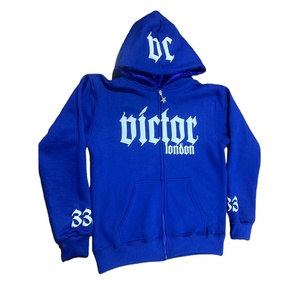 Wholesale 100% Cotton Customize Puff Printing Solid Color High Quality 100% Cotton <b>Men's</b> Oversized <b>Hoodie</b> - Product Image 1