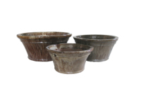 Pot de fleurs et jardinière en céramique émaillée, style le plus vendu, pour la décoration intérieure, les plantes de pépinière et les présentoirs de jardin