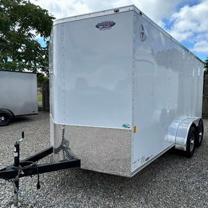 Remolque de Carga 7K de Diseño Nuevo y Alta Calidad, Remolque Utilitario de Acero de 6x12 con Altura Extra y Paquete Blackout en Venta - Product Image 1