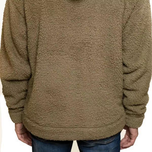 Sweat-shirts Sherpa en polaire pour hommes, vente en gros, personnalisés, chauds, décontractés, respirants - Product Image 6