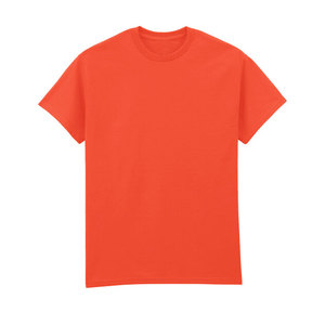 T-shirt surdimensionné lourd chemise à manches courtes coupe large avec col rond 100% t-shirts en coton compact pour hommes - Product Image 2