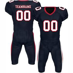2026 Newest Premium Quality American Football Uniform <b>Set</b> 100% Polyester Quick Dry Breathable <b>Short</b> UV Protection Custom Team - Product Image 1