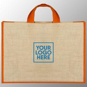 <b>Large</b> Heavy Duty Jute <b>Bag</b> with Short Handles Custom Print with logo or Artwork Jute Shopping <b>Bag</b> Jute Promotion Grocery <b>Gift</b> <b>Bag</b> - Product Image 2