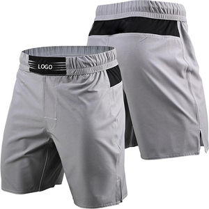 Short de MMA confortable en coton et polyester pour homme avec logo à l'avant pour l'entraînement en boxe, karaté et adultes, vente en gros - Product Image 3