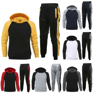 Chándal para hombre, conjuntos de ropa deportiva, chándales informales de primavera y otoño para hombre, sudadera con cremallera de 2 piezas y pantalones de chándal, chándal de marca - Product Image 6