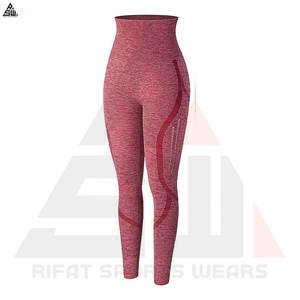 Fabriqué en usine Meilleure vente Prix femmes Legging hiver maille respirant Fitness porter couleur et Logo personnalisés - Product Image 3