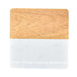 Handmade Wholesale Decorative Natural wooden marbel <b>coaster</b> wooden <b>coaster</b> - Product Image 1