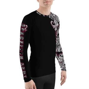 Rashguard léger, respirant, écologique, à séchage rapide en spandex/polyester pour hommes - Haut de sport à compression pour l'été - Product Image 3