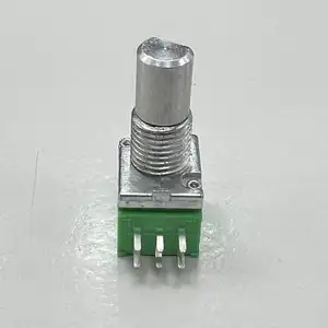 Factory High Quality Metal Shaft Rotary Potentiometer with Rotary switch detents Linear B10K