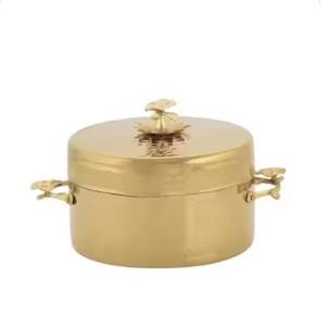 2025 Design marmite décorative de haute qualité à la main Casserole design élégante fantaisie attrayante marmite en métal au prix de gros - Product Image 2