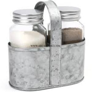 Mesa de madera natural Sal y pimienta decorativa Color marrón Hoteles y restaurantes Recién llegado Sal y pimienta hechos a mano Juego de 2 - Product Image 2