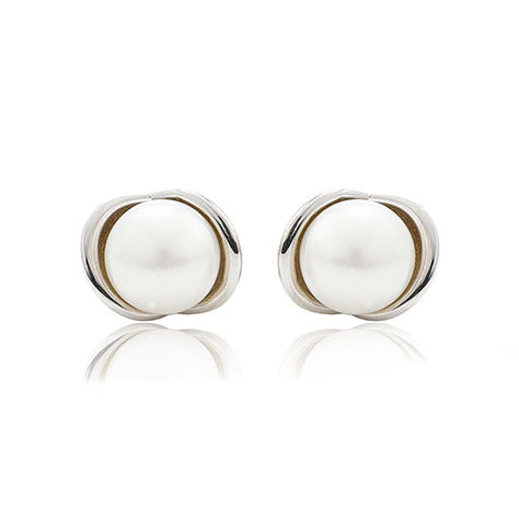 Pearl earrings (White)