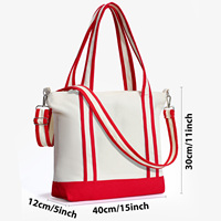 Sac fourre-tout en toile écologique personnalisé avec logo imprimé, sac de courses en coton – Vente chaude en gros