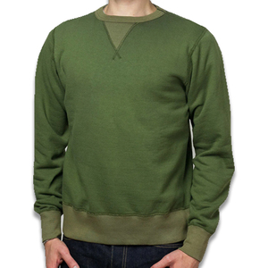 Pulls molletonnés pour hommes Pull en coton pour hommes en éponge biologique col ras du cou personnalisé vêtements de rue sweat-shirt haut - Product Image 6