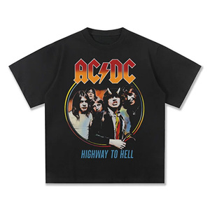 Camisetas de Algodón Grueso con Diseño Gráfico Personalizado al por Mayor, Impresión DTF/DTG de Alta Definición, Estilo Urbano, Fabricación a Granel OEM - Product Image 6