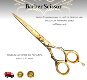 Tijeras de Barbero Profesionales de Cerámica de Alta Calidad, de Acero Inoxidable para Diestros, con Filo Afilado y Punta de Cuchilla Recta - Product Image 6
