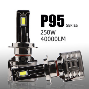 Bombilla LED para Coche H4 de <span class=keywords><strong>40000</strong></span> Lúmenes y 6500K Personalizable, H1 H7 H11 9005 9006, Súper Brillante, 250W, Faro Delantero LED Dual para Coche - Product Image 2