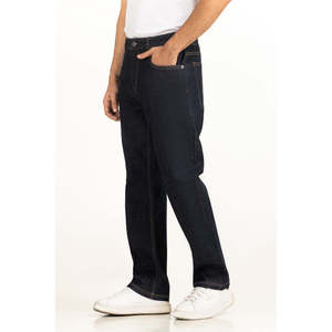 Jeans de mezclilla de corte ajustado estilo vintage, pantalones lápiz de pierna ancha, lavado a la piedra, bordados, para invierno, coloridos, lavados MN-JNS-SS26-004 - Product Image 4