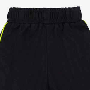 Unisex Casual High Quality <b>Sweat</b> <b>Shorts</b> Breathable Elastic Visible Overlock Stitching Solid Color Mid Waist Eco-Friendly for <b>Men</b> - Product Image 4