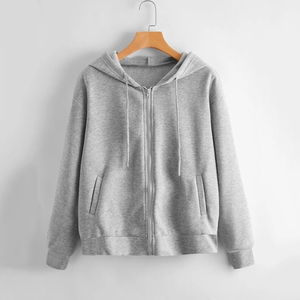 Sudadera con Capucha Extra Grande para Mujer, con Logotipo Personalizado, Diseño Sólido para Verano e Invierno - Product Image 1