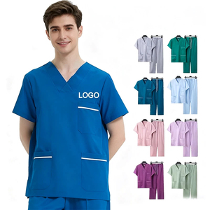 Ensembles de blouses médicales de couleur unie, tissu en polycoton 185 GSM, uniformes d'hôpital, personnel infirmier, cliniques, vêtements professionnels - Product Image 4