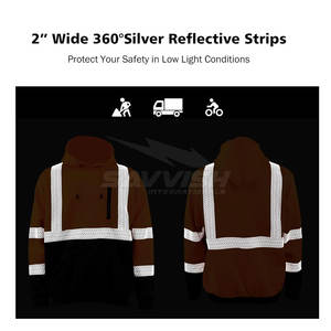 Nouvelle arrivée, sweat-shirt de sécurité, meilleur matériau, dernier design, sweat-shirt de sécurité haute visibilité pour la vente en ligne - Product Image 6