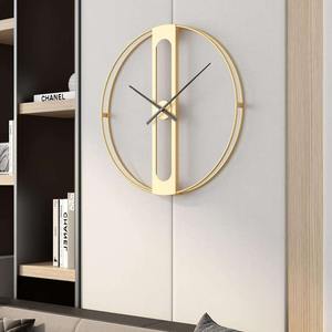 Horloge murale circulaire en métal Meilleur design Métal dans un cadre en fer Horloge murale fantaisie faite à la main de qualité supérieure - Product Image 3