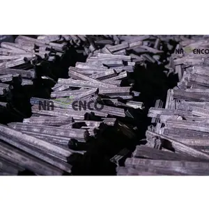 越南黑色天然木炭活性炭棒烧烤 (烧烤) 低灰硬木压块木屑木炭准备发货