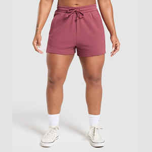 Short grande taille pour femmes avec cordon de serrage Créez votre logo personnalisé Short pour femmes Short respirant à séchage rapide pour femmes - Product Image 1