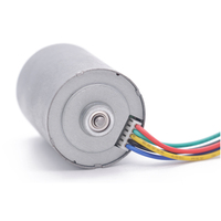 Motor DC tanpa sikat Mini 28MM, Driver tanam 24V kecepatan tinggi RPM BLDC tahan lama