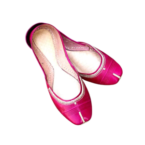 Handmade Punjabi Khussa Jutti Shoes for Women Lightweight Anti-<b>Slip</b> Design Casual & Party Wear Winter Breathable for <b>Lady</b> Girl - Product Image 1