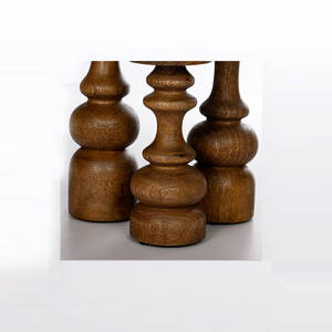 Bougeoir de mariage Bougeoir en bois pour la décoration de la maison Meilleure vente Bougeoir Pilier par Antique Creations - Product Image 4