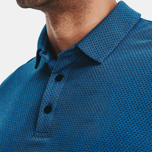 Polo de golf sólido de manga corta personalizado al por mayor transpirable - Product Image 5
