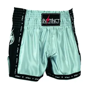 กางเกง MMA เอวสูง ดีไซน์เฉพาะ ล่าสุด ลายเรียบ กางเกงมวยไทยสั่งทำ 100% โพลีเอสเตอร์ สำหรับกีฬามวย - Product Image 1