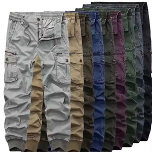 Pantalones cargo para hombre, ropa de calle, ajuste de gran tamaño, cintura ajustable, OEM, logotipo personalizado, precio al por mayor, tarifa barata, personalización 2025 - Product Image 6