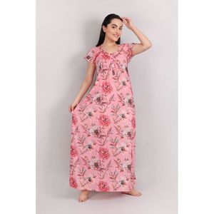 Vestido largo de noche de estilo moderno para mujer, vestido de noche Sexy de algodón suave de secado rápido, transpirable, suave para todas las estaciones - Product Image 1