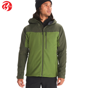 Veste Softshell imperméable de haute qualité pour le printemps Vêtements d'extérieur multifonctionnels de style High Street avec col montant et capuche - Product Image 2